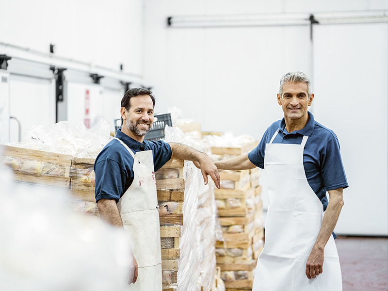 Hygienic White Cotton Aprons
